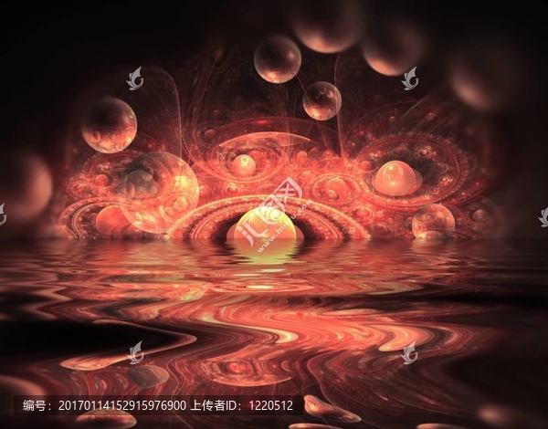 摘要bubblered背景