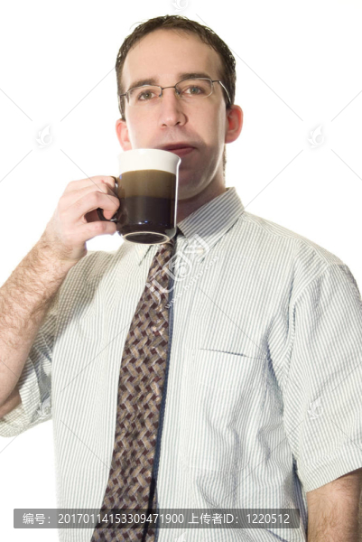 工作中的咖啡休息