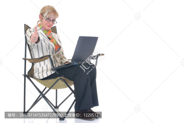 金發(fā)碧眼的女商人