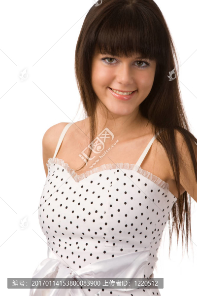 穿著白色衣服的女人