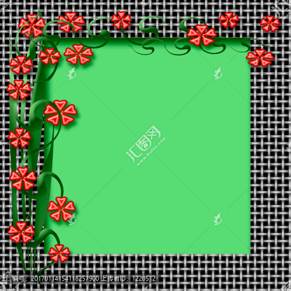 春天的花框