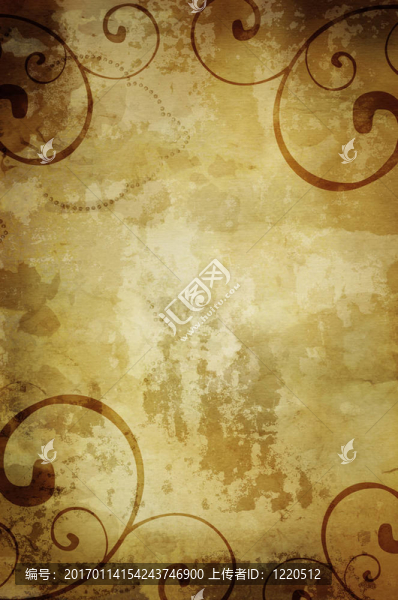 溫暖的老式背景與樹(shù)葉