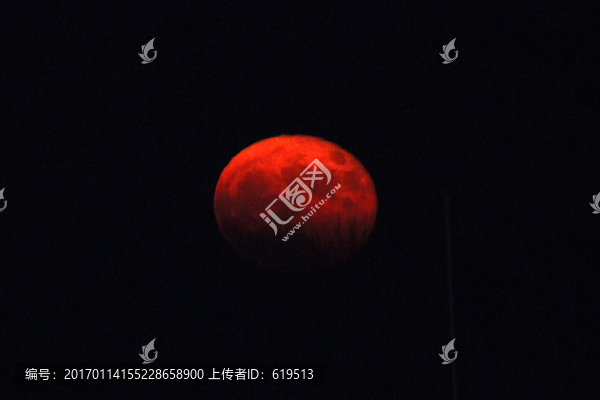 最大圓月升起,圖一