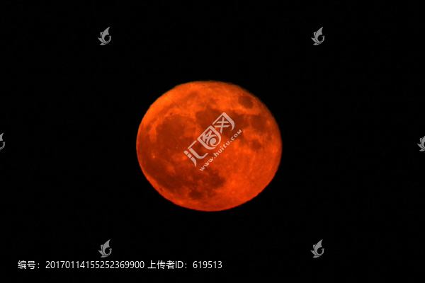 最大圓月升起,圖四