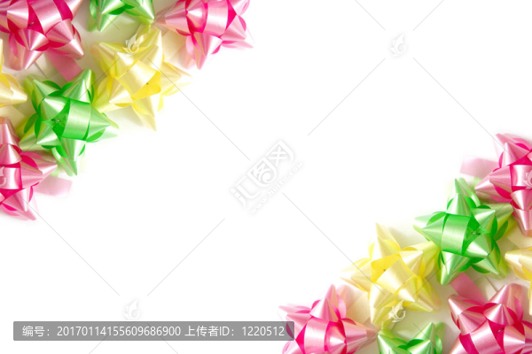 五顏六色的蝴蝶結(jié)