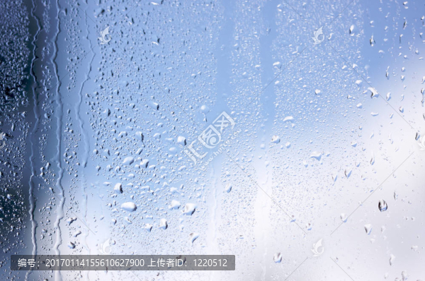 窗戶上的雨滴