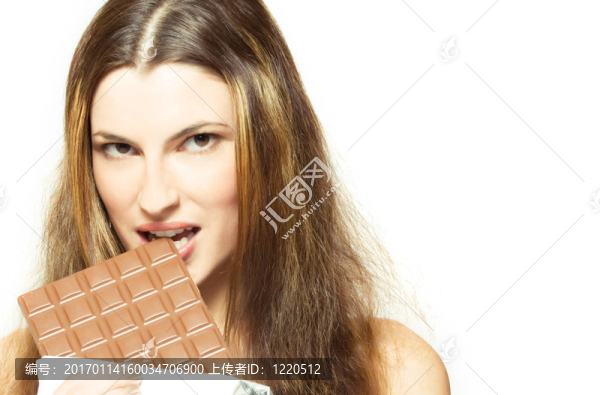 吃巧克力