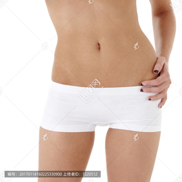 白色內(nèi)褲的女人身體健康
