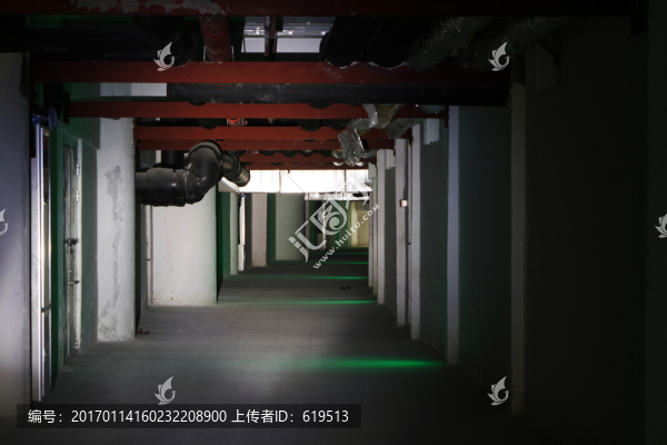地下機(jī)房,地下室,走廊