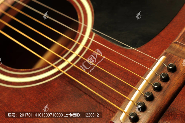 吉他的特寫