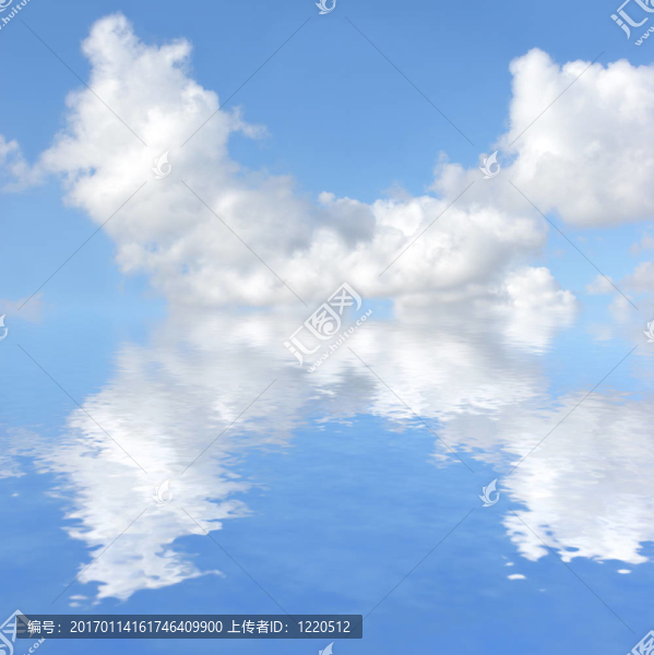 天空和水的美麗