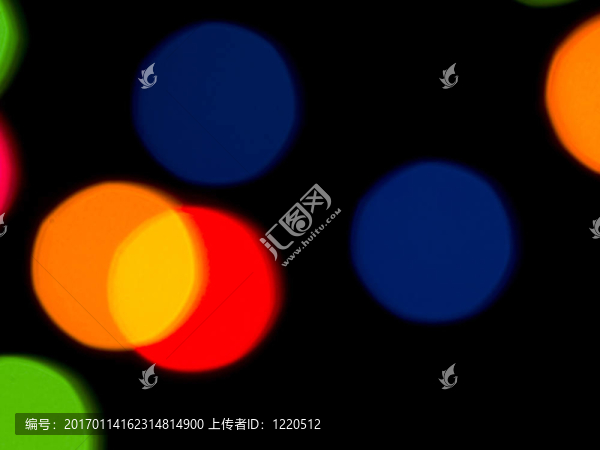 五顏六色的燈光背景