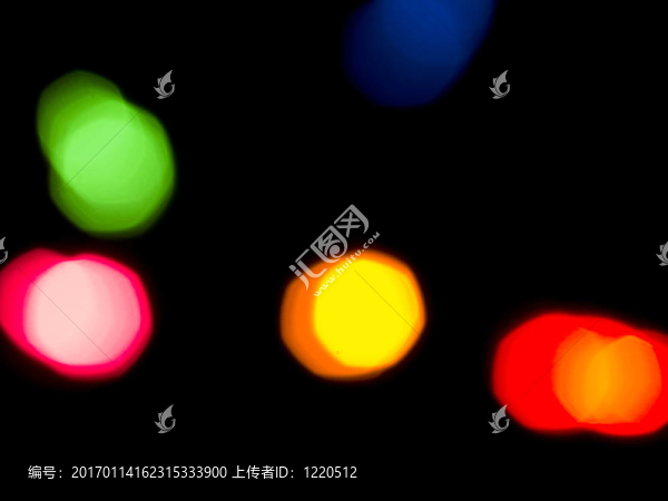 五顏六色的燈光背景