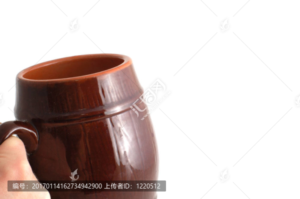 一個老杯