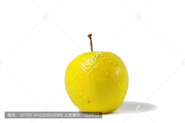鮮黃色的蘋果