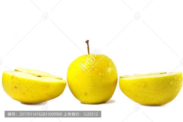 鮮黃色的蘋果