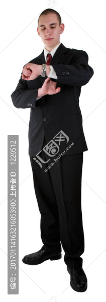 年輕的成年商人