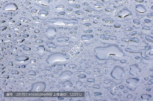 格拉斯上的水滴