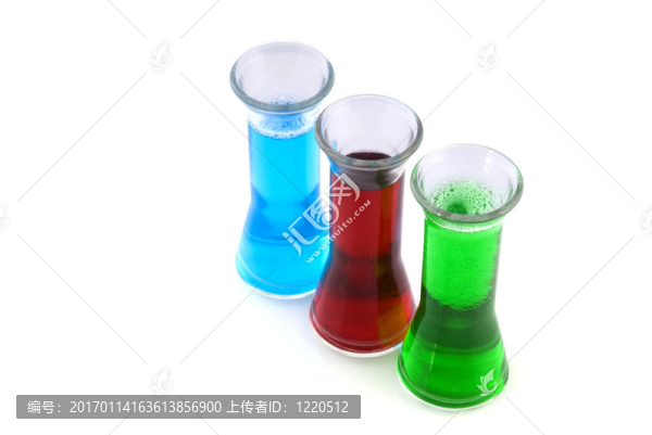 五顏六色的液體