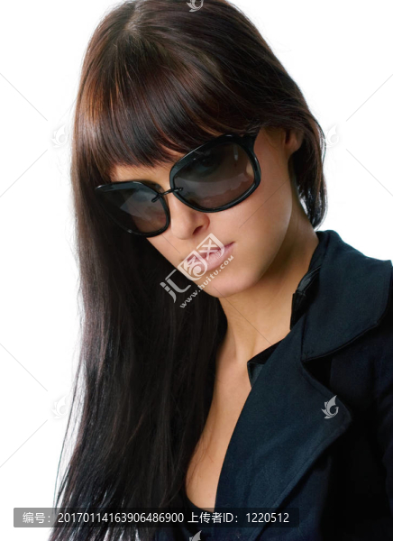 女人戴眼鏡