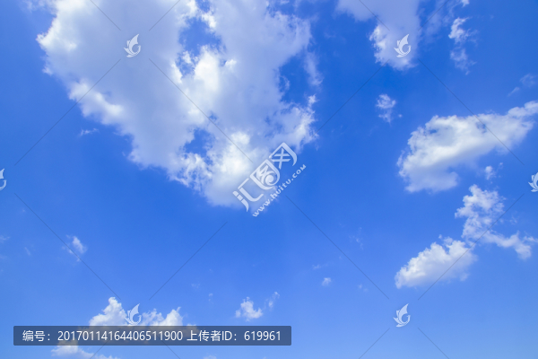 藍天白云天空背景