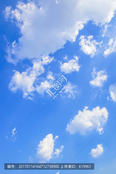 藍(lán)天白云天空背景