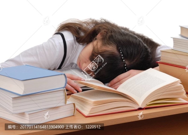 累了的女孩