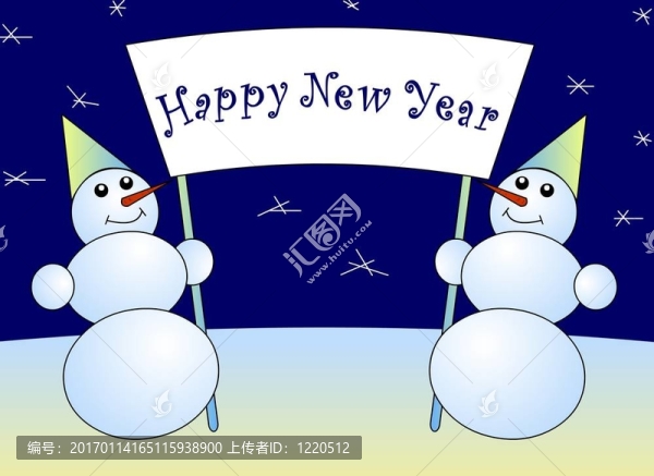 兩個(gè)雪人