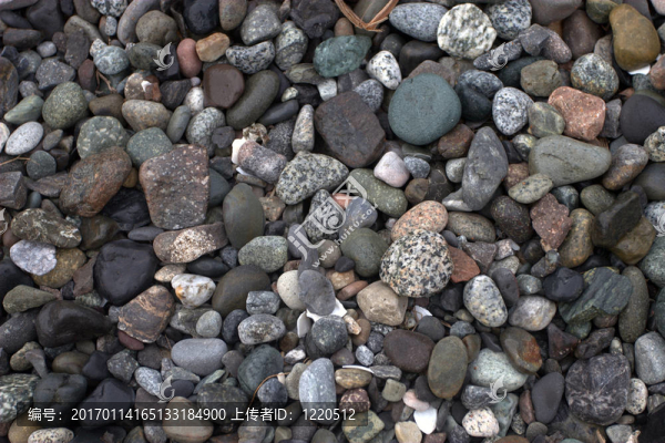 彩色的鵝卵石