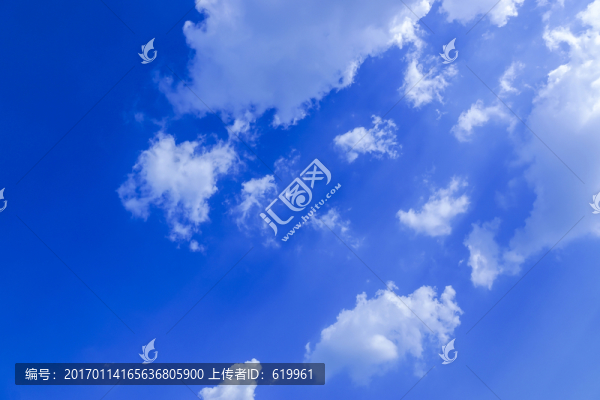 藍天白云天空背景