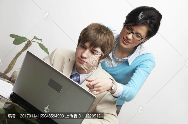 年輕自信的經(jīng)理