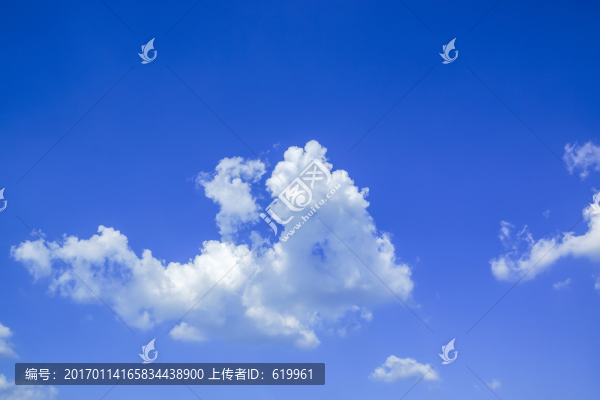 藍天白云天空背景