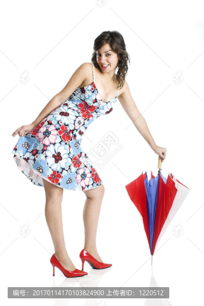 傘的女人