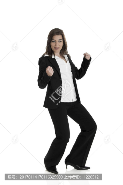 快樂(lè)的女商人