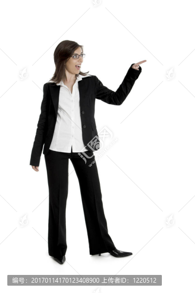 快樂的女商人