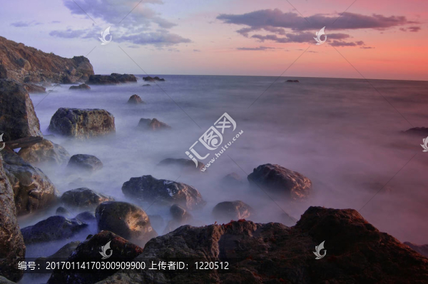 在繆爾海灘的日落