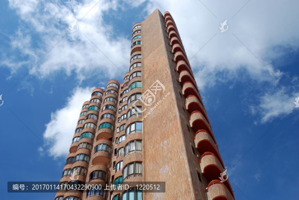 在貝尼多姆的高層建筑；西班牙