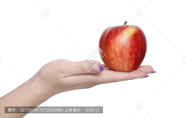 蘋果在手