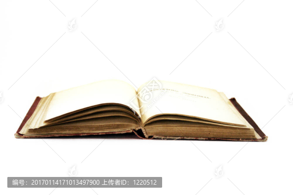 打開的書