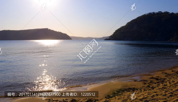 下午湖海灘丘陵