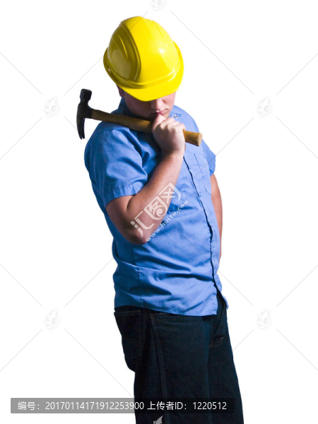 建筑工人的肖像