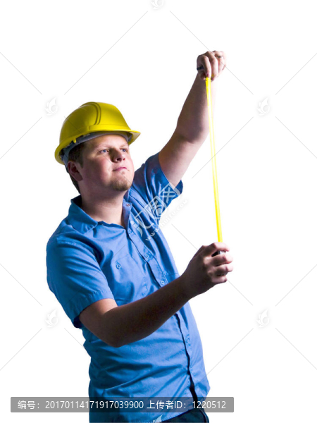 建筑工人的肖像