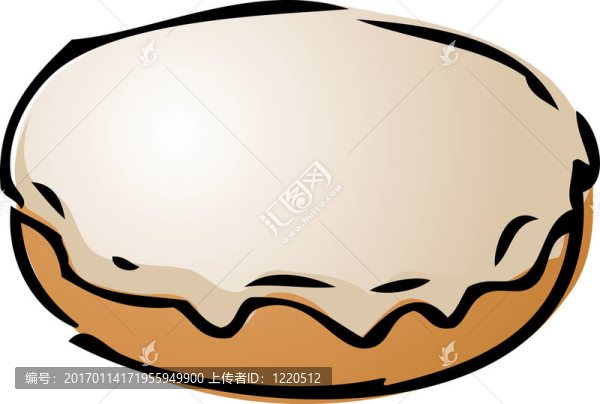 甜甜圈的插圖