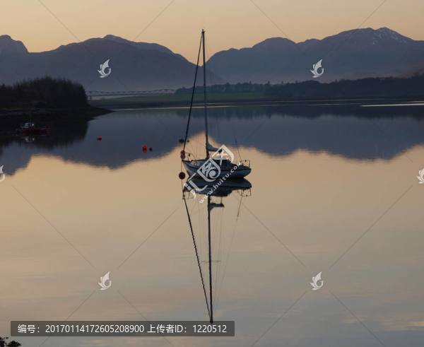 日落Loch,Linnhe