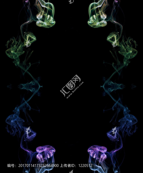 彩色煙霧