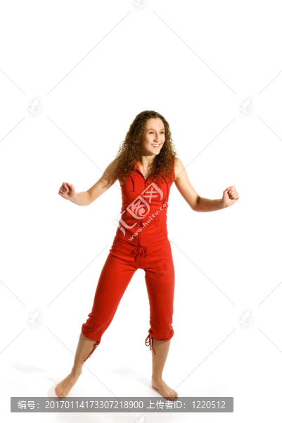 穿紅衣服的女孩