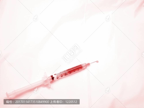 彩色的注射器