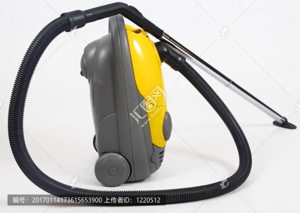 黃色的真空吸塵器