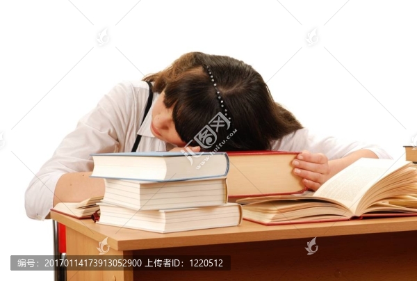 累了的女孩