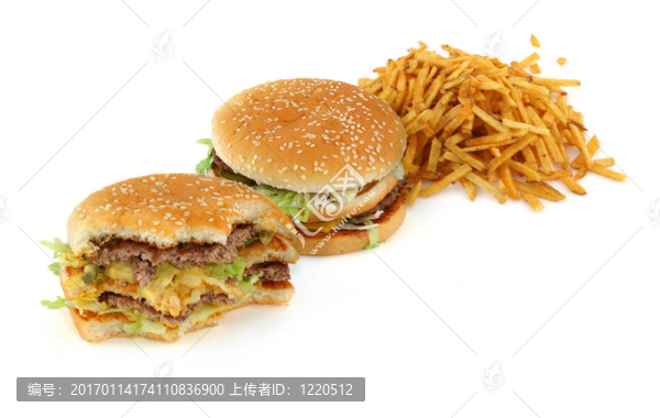 漢堡包和炸薯條